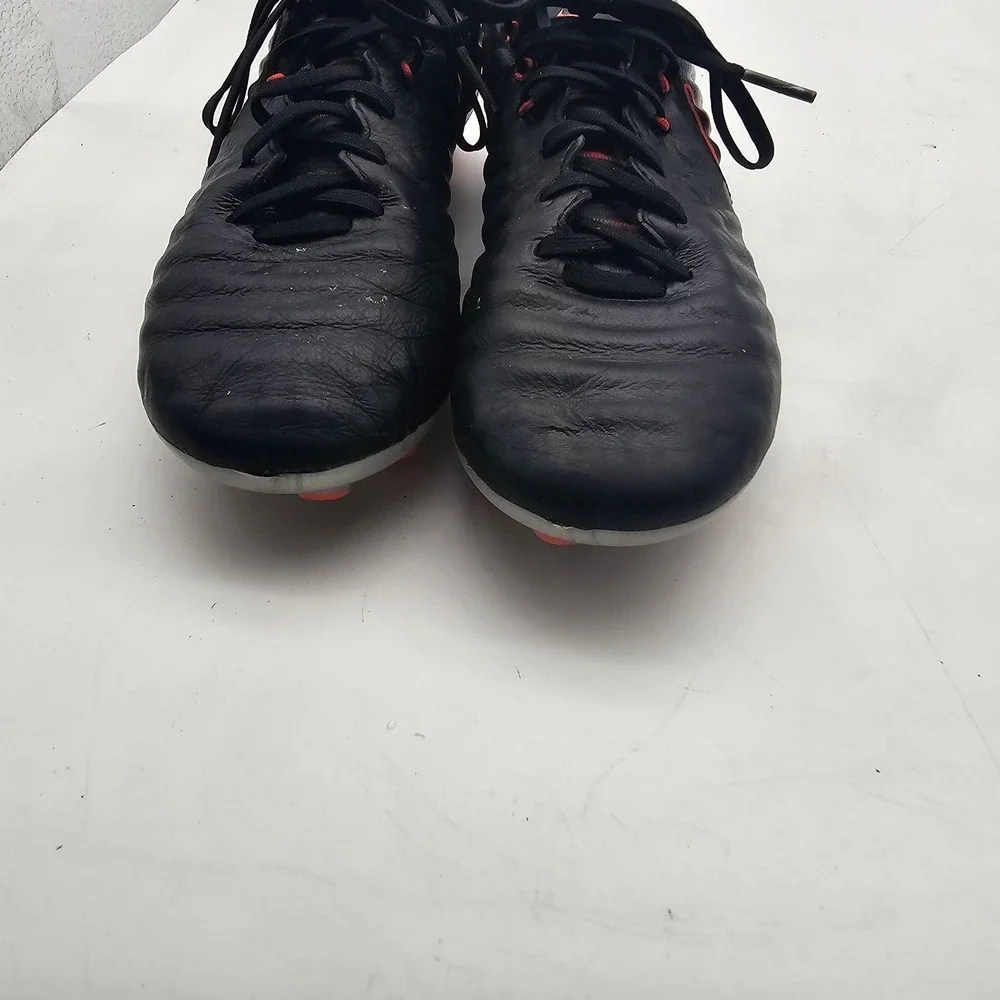 Nike Tiempo Legend VII Shoes KIDS Size 4.5Y Black Soccer Cleats FG Youth Leather